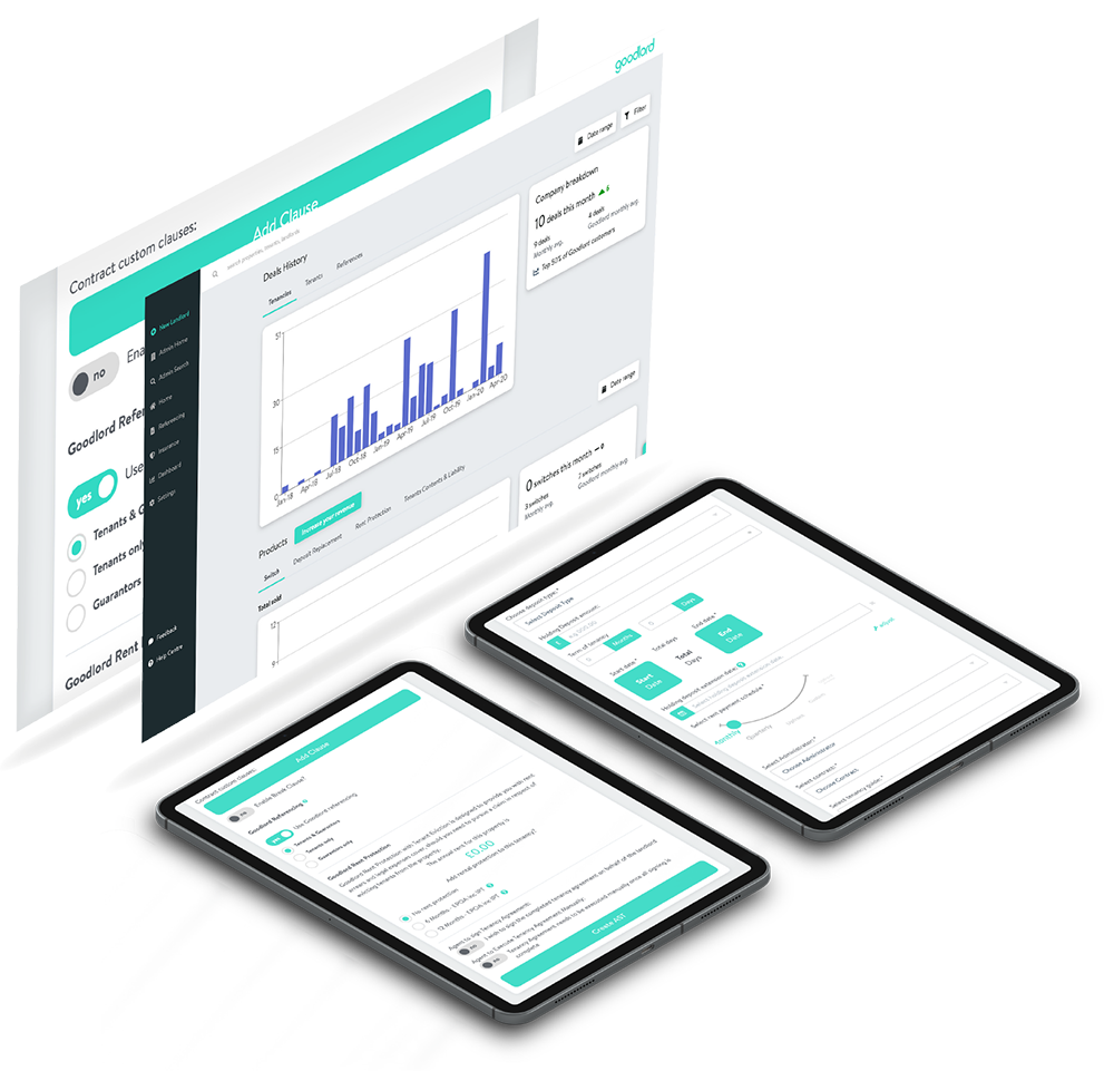 Goodlord's award-winning lettings software for agents